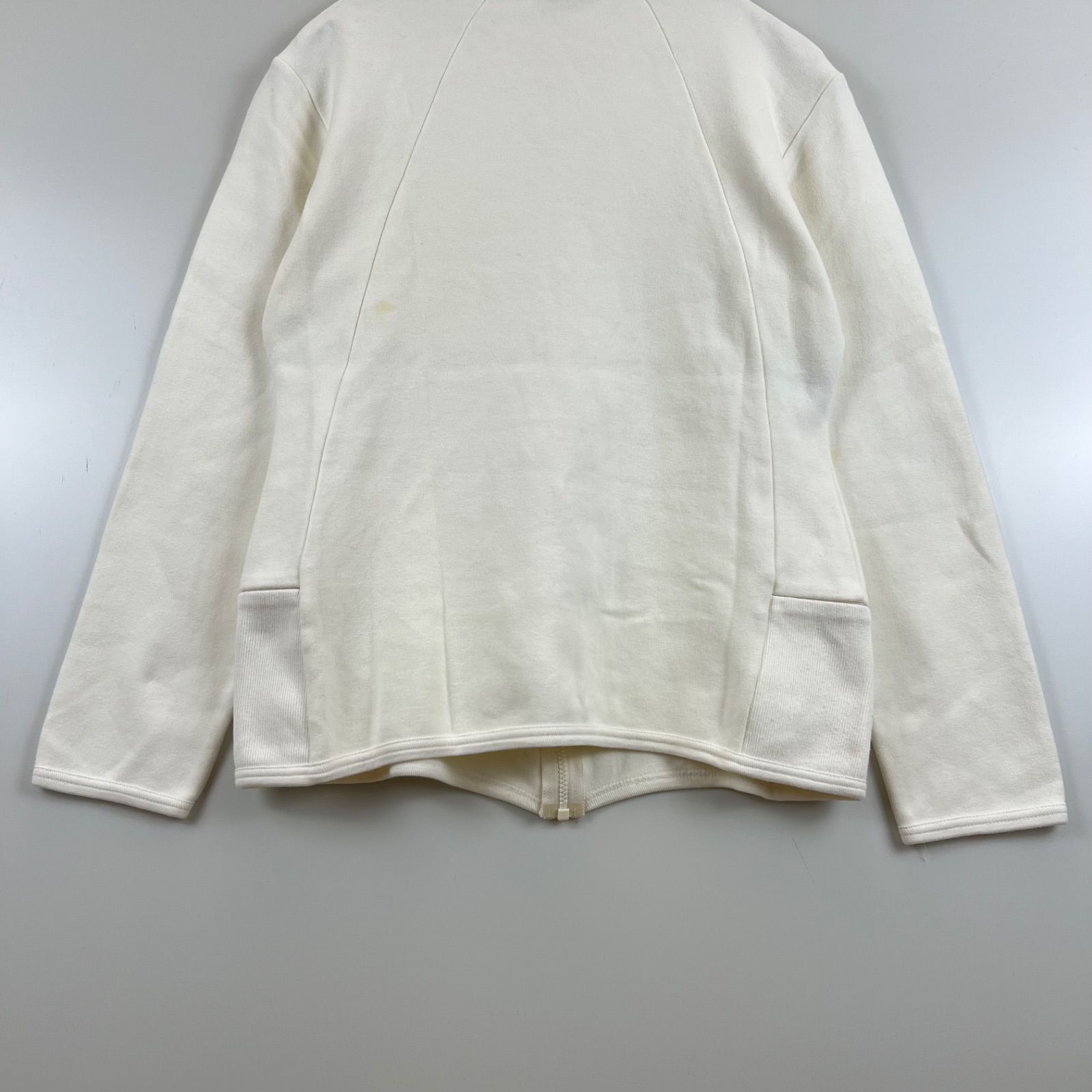 MARITHE FRANCOIS GIRBAUD テーラードジャケット Y2K MARITHE FRANCOIS GIRBAUD 00s y2k archive WHITE zip jacket M マリテ