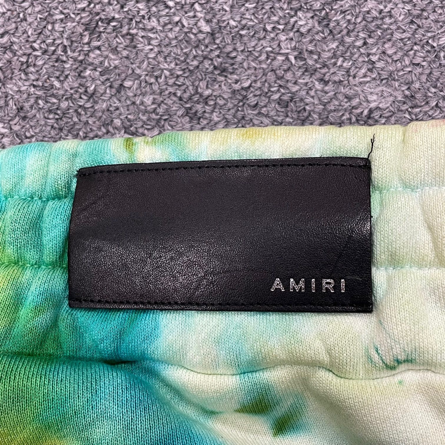 国内正規 AMIRI 22SS タイダイ スウェット イージーショーツ ハーフ