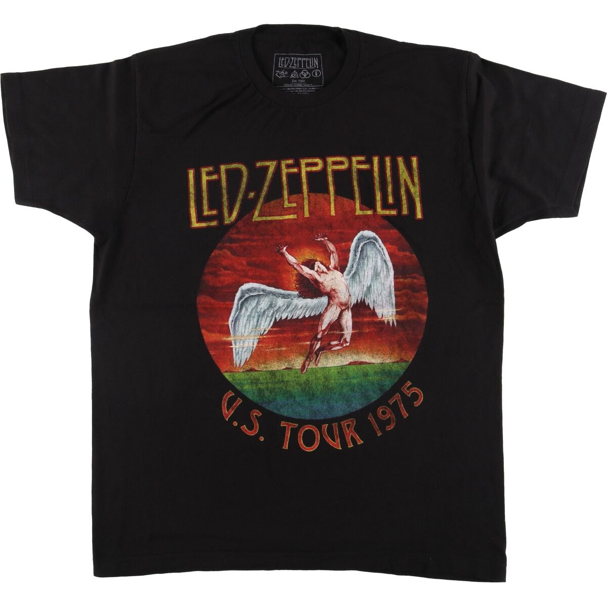 レッドツェッペリン バンド ロック Tシャツ L 黒 アメリカ古着