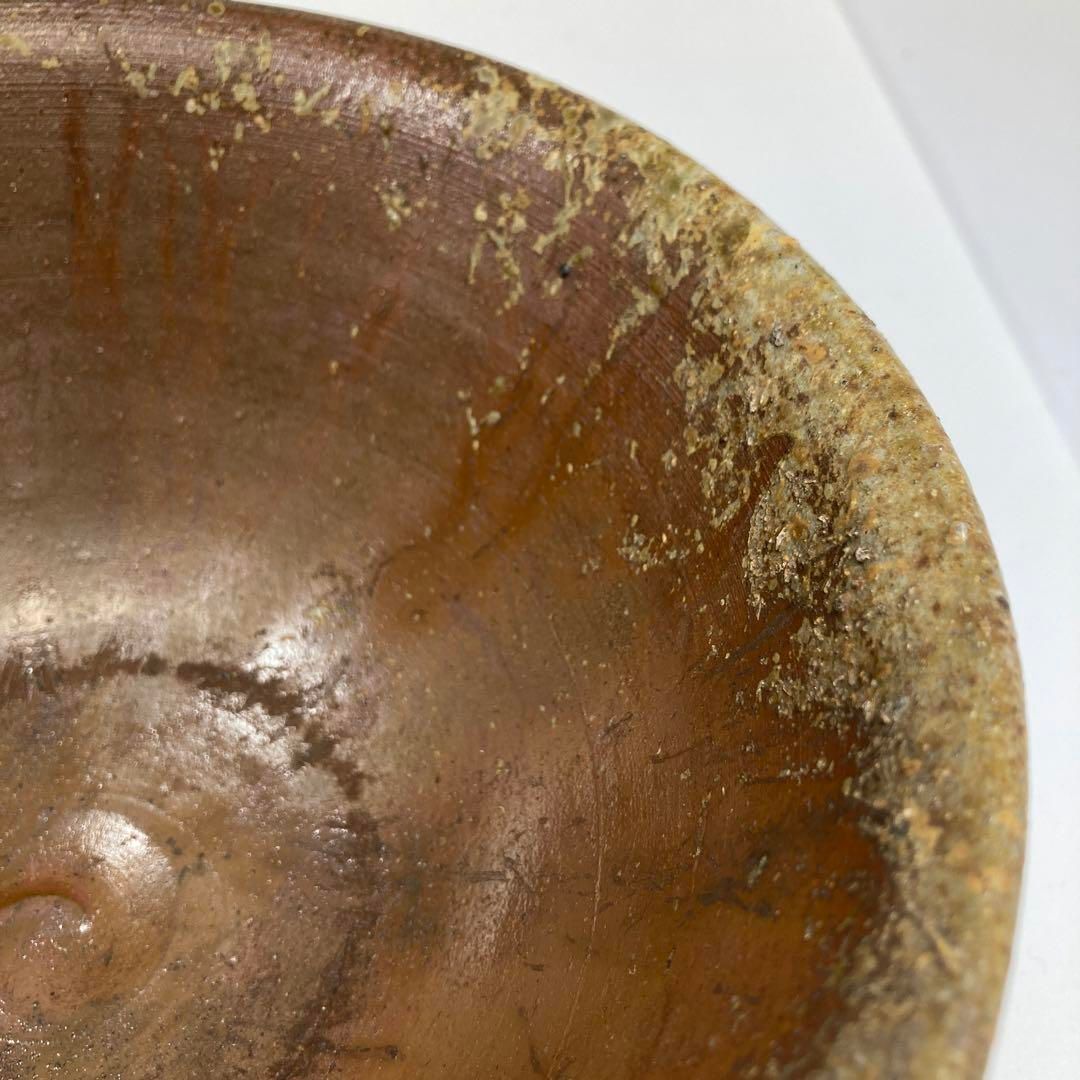 江戸初期 古備前 片口菓子器 景色と焼締抜群 口径21㎝ 東