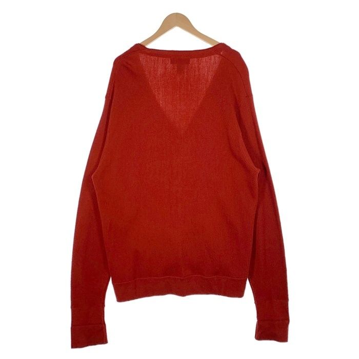 80's TOWNCRAFT タウンクラフト アクリルニット カーディガン レッド