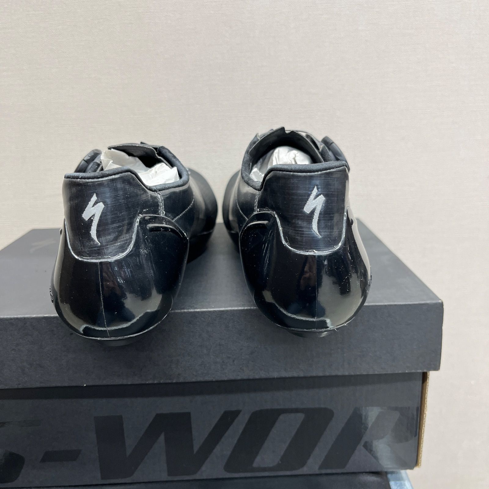 43/27.5cm スペシャライズド エキスパートロード ビンディングシューズ黒 S-WORKS TORCH LACE ROAD SHOES BLK 38(38 (24.5cm) ブラック