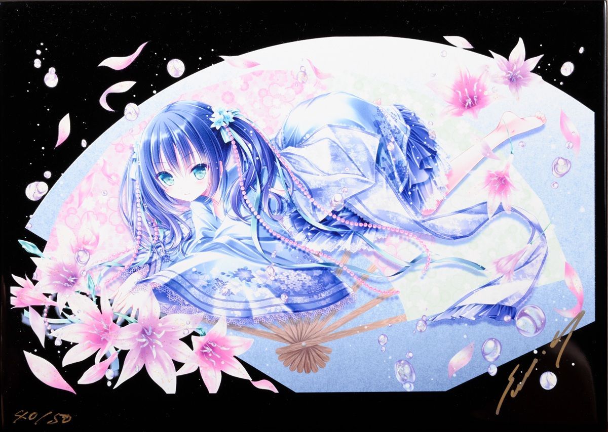 てぃんくる】 「漆版 愛鳥の五季折々」 版画 アールジュネス