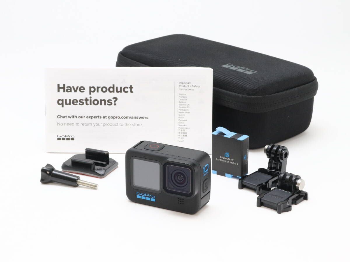 D ジャンク GoPro ゴープロ HERO 10 Black 返品不可 55-73