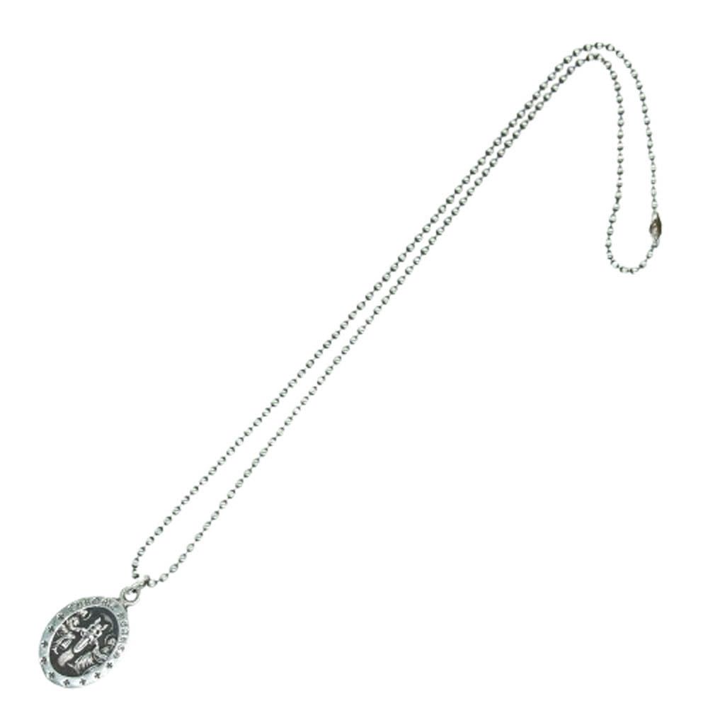 CHROME HEARTS クロムハーツ 原本無 ANGEL MEDAL OVAL オーバル エンジェルメダル ペンダントトップ シルバー系