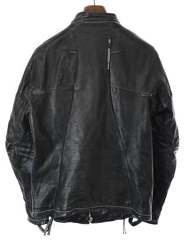BORIS BIDJAN SABERI ブラックレザージャケット Boris Bidjan Saberi レザージャケット | ブラック | FARFETCH JP