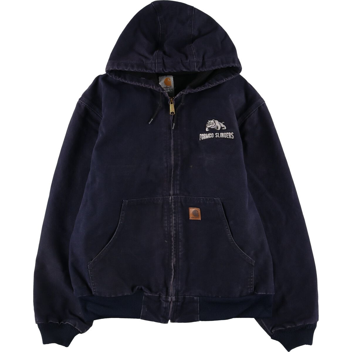 古着 00年代 カーハート Carhartt アクティブジャケット ダックフルジップパーカー メンズL相当/eaa505075