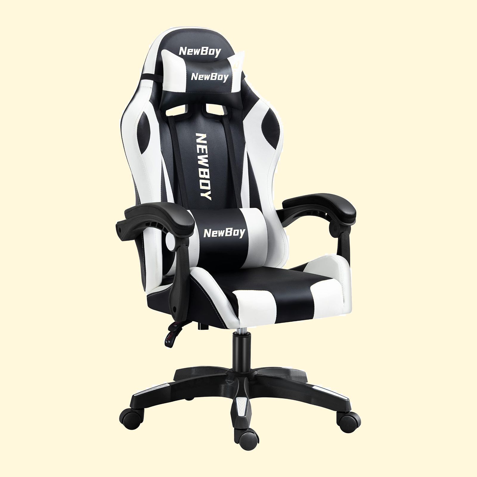 NewBoy ゲーミングチェア gaming chair オフィスチェア オットマン ...