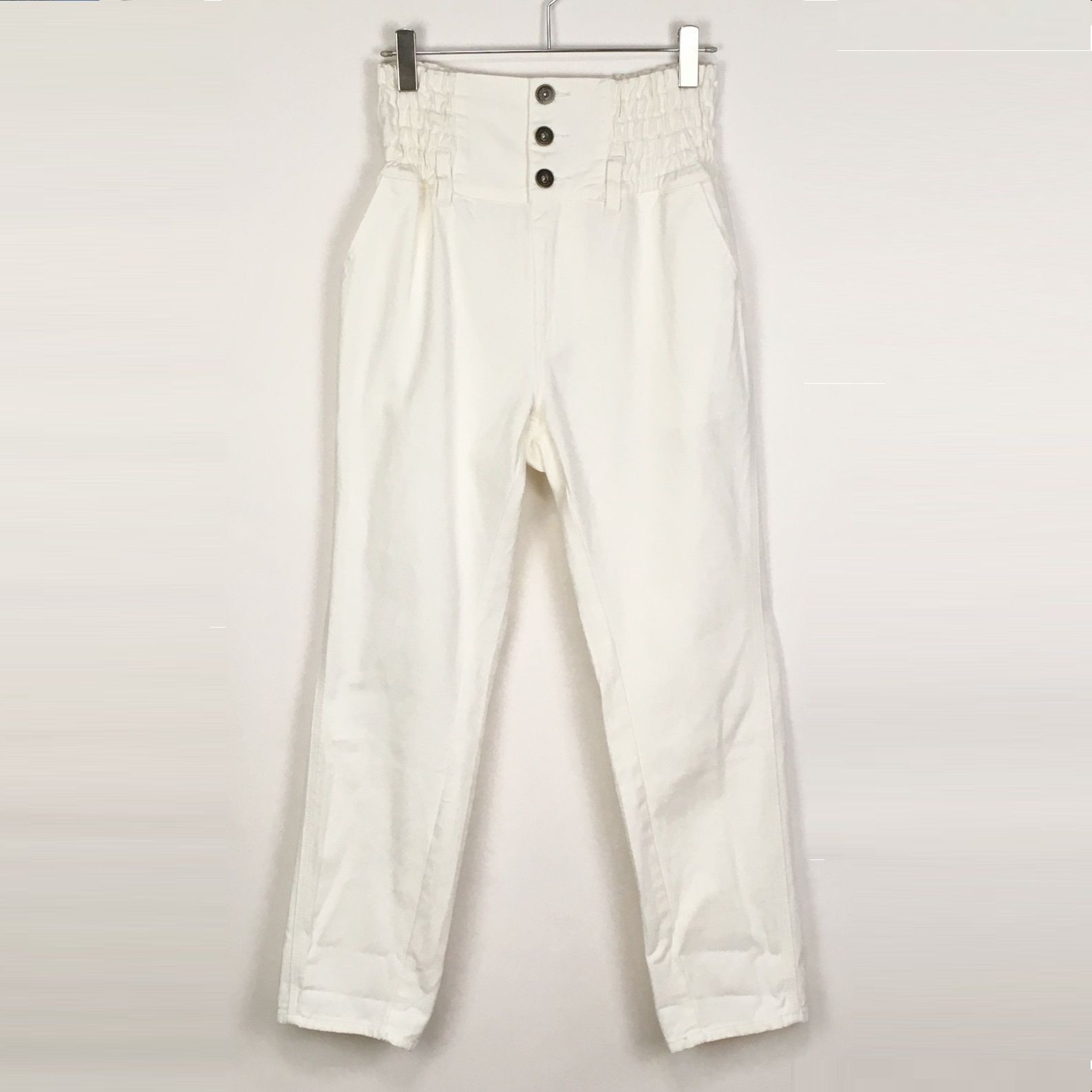 ソマリ イマジネーション シャーリング ハイウエスト ホワイト