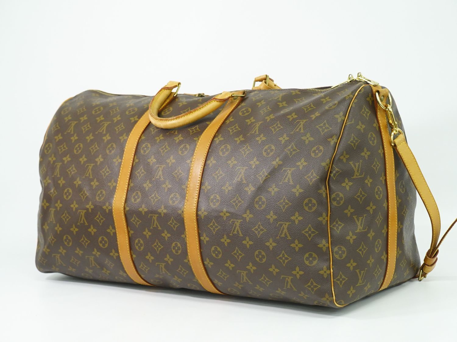 本物 ルイヴィトン LOUIS VUITTON LV キーポルバンドリエール 60