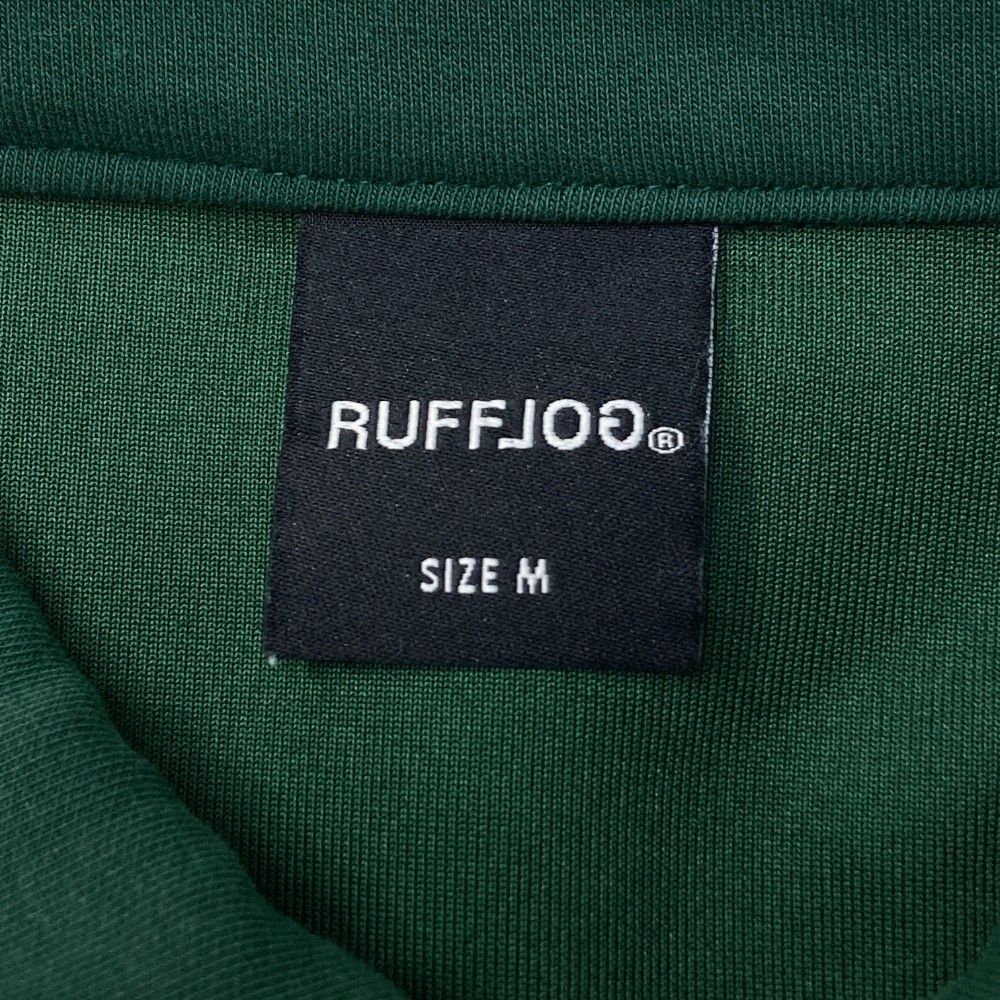 サイズ：M RUFFLOG ラフロッグ 半袖ポロシャツ グリーン系
