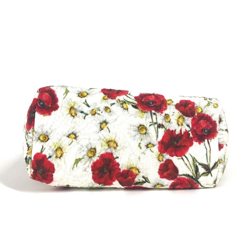 DOLCE&GABBANA ドルガバ ハンドバッグ 花柄 フラワー キャンバス