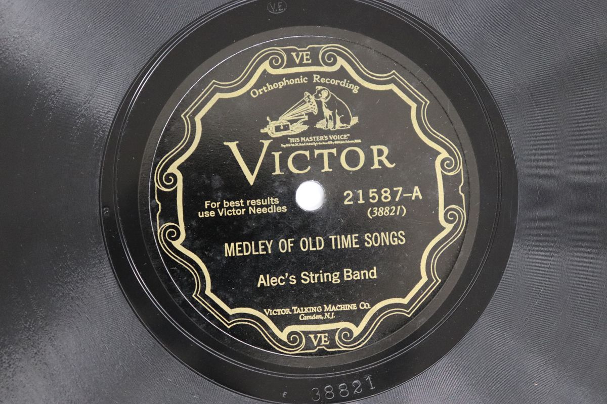 米78RPM/SP Alecs String Band / Jerrys Nov Medley Of Old Time