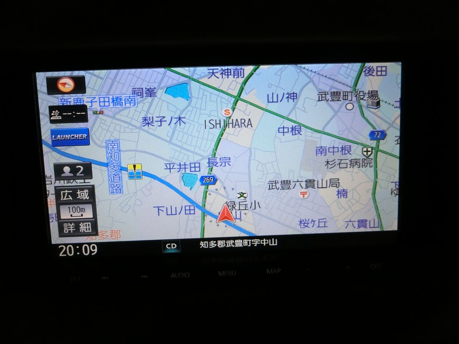 11106 Panasonic Strada CN-RA04D カーナビゲーション 地図データ2017年 ダイハツカプラー付