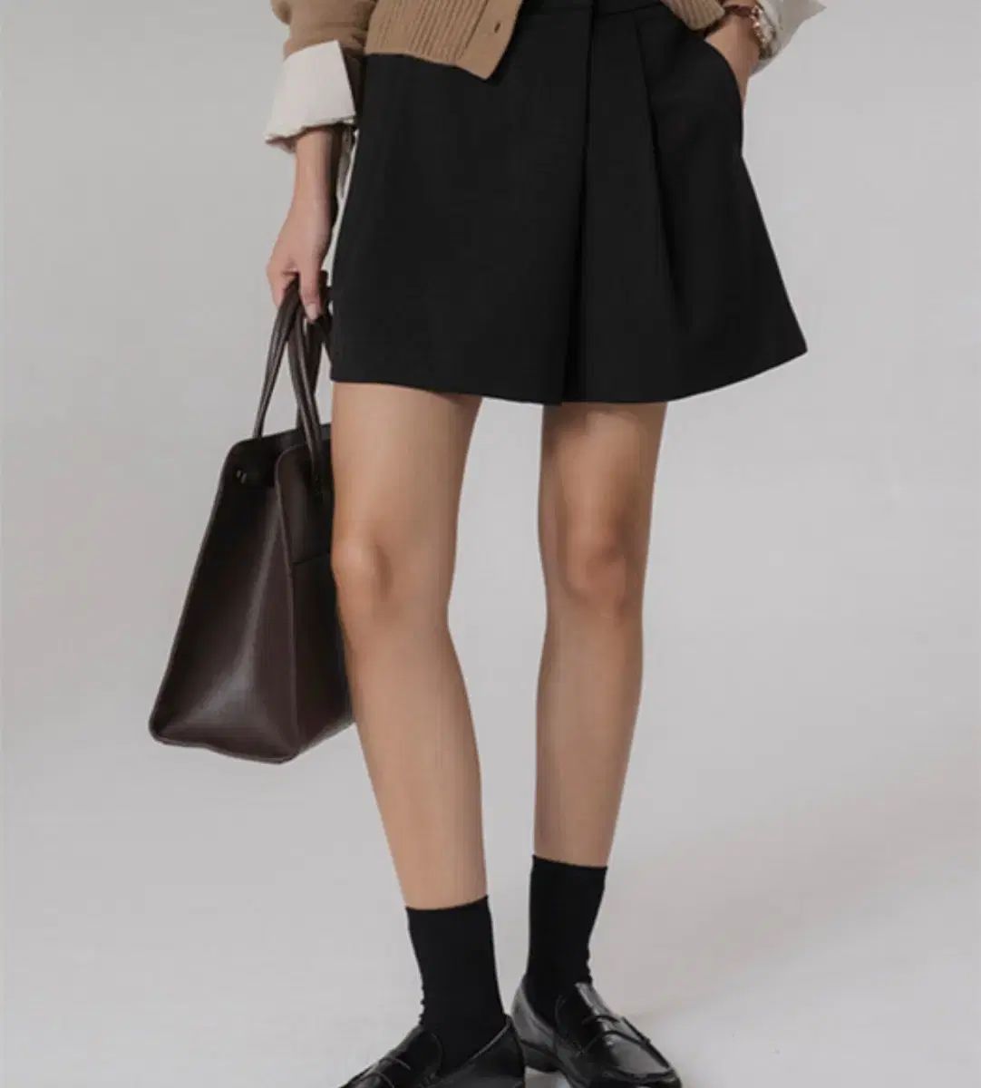 UMER ダイアナ ピンタック スコット 黒