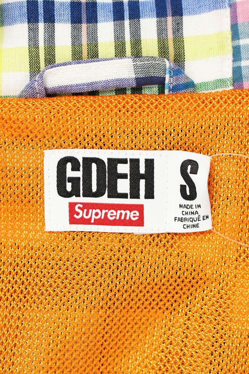 goodenough パッチワークジャケット M】Supreme GOODENOUGH パッチワークジャケット ブラック - メルカリ