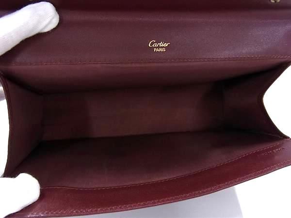 Cartier カルティエ マストライン レザー クラッチバッグ