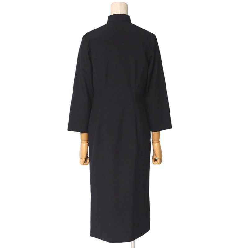 COMME des GARCONS コムデギャルソン ワンピース サイズXS スタンド ロング丈 7分袖 ウール AD2015 ブランド古着 20250227 RA3514