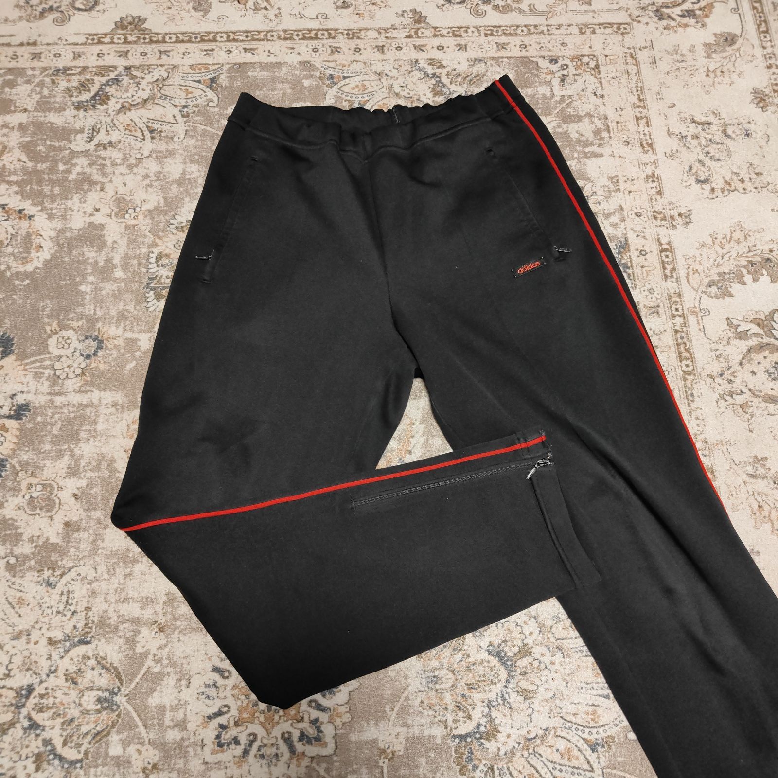 adidas アディダス ジャージ ブラック M デサント タグ付き】adidas