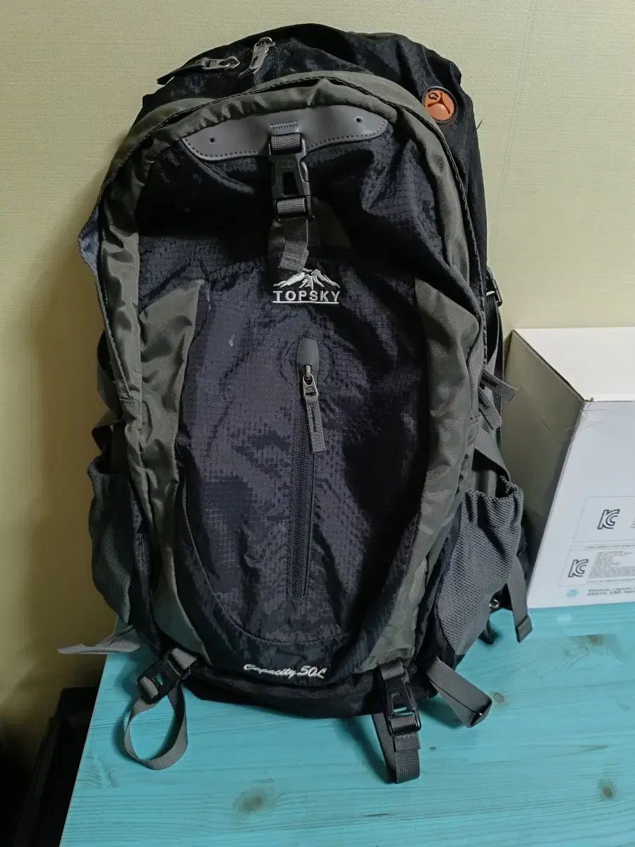 TOPSKY 50L 登山 バッグ ブラック