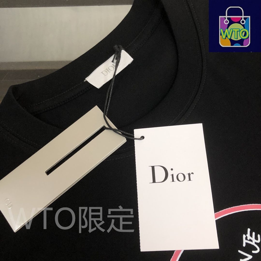 要在庫確認 DIOR ホワイト クルーネック Tシャツ Christian Dior Couture T-Shirt, Relaxed Fit White Cotton