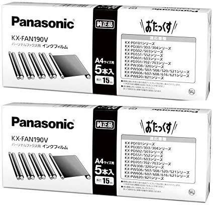 2個セット KX-FAN190V 普通紙ファクス用インクフィルム パナソニック