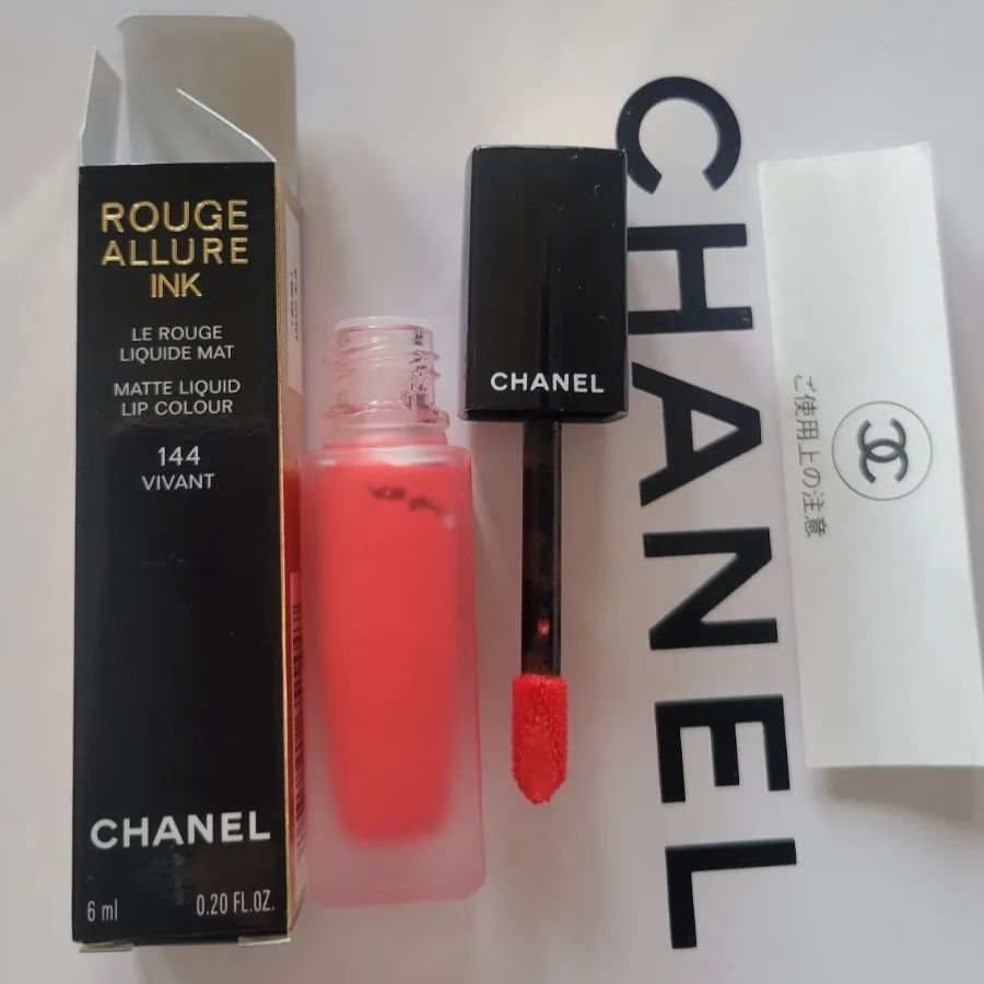 CHANEL☆リップカラー ルージュ アリュール インク 144 ヴィヴァン