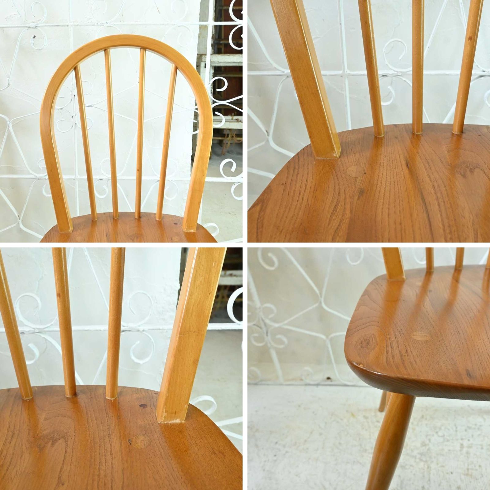 L3705-243-1 英国ヴィンテージ ERCOL フープバックチェア 北欧