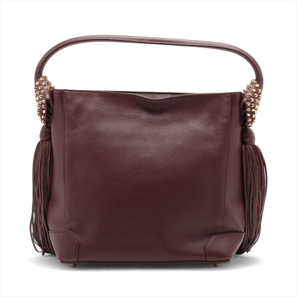 クリスチャンルブタン エロイーズ ホーボー タッセル レザー ショルダーバッグ 肩掛け ハンド レディース MMM BX50-64