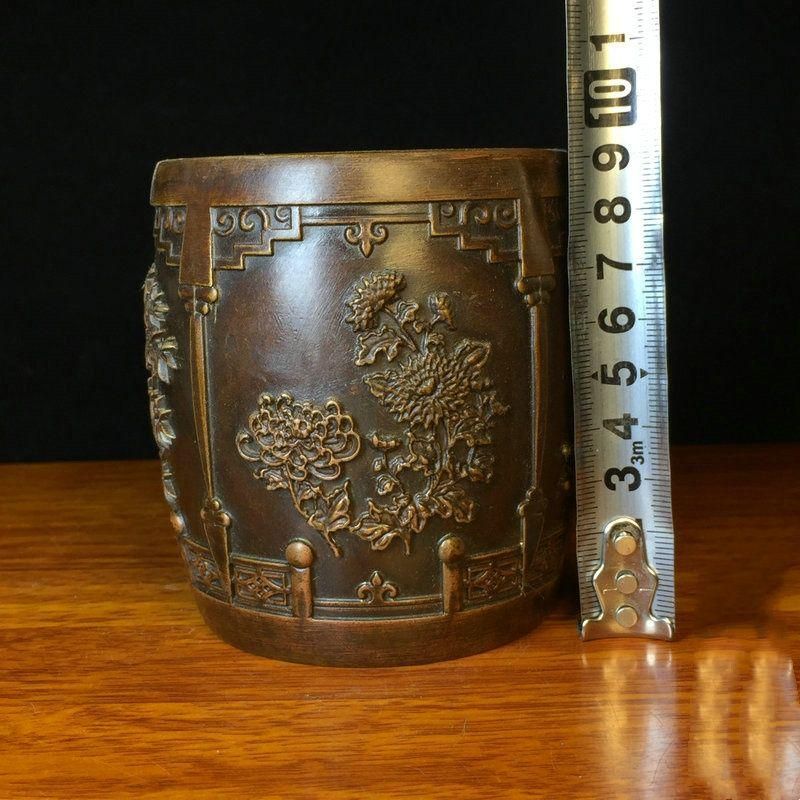 銅製 梅蘭竹菊銅缶 茶壺 茶道具 香道具 博古架 装飾品 工芸品 置物 銅製 梅蘭竹菊銅缶 茶壺 茶道具 香道具 博古架 装飾品 工芸品
