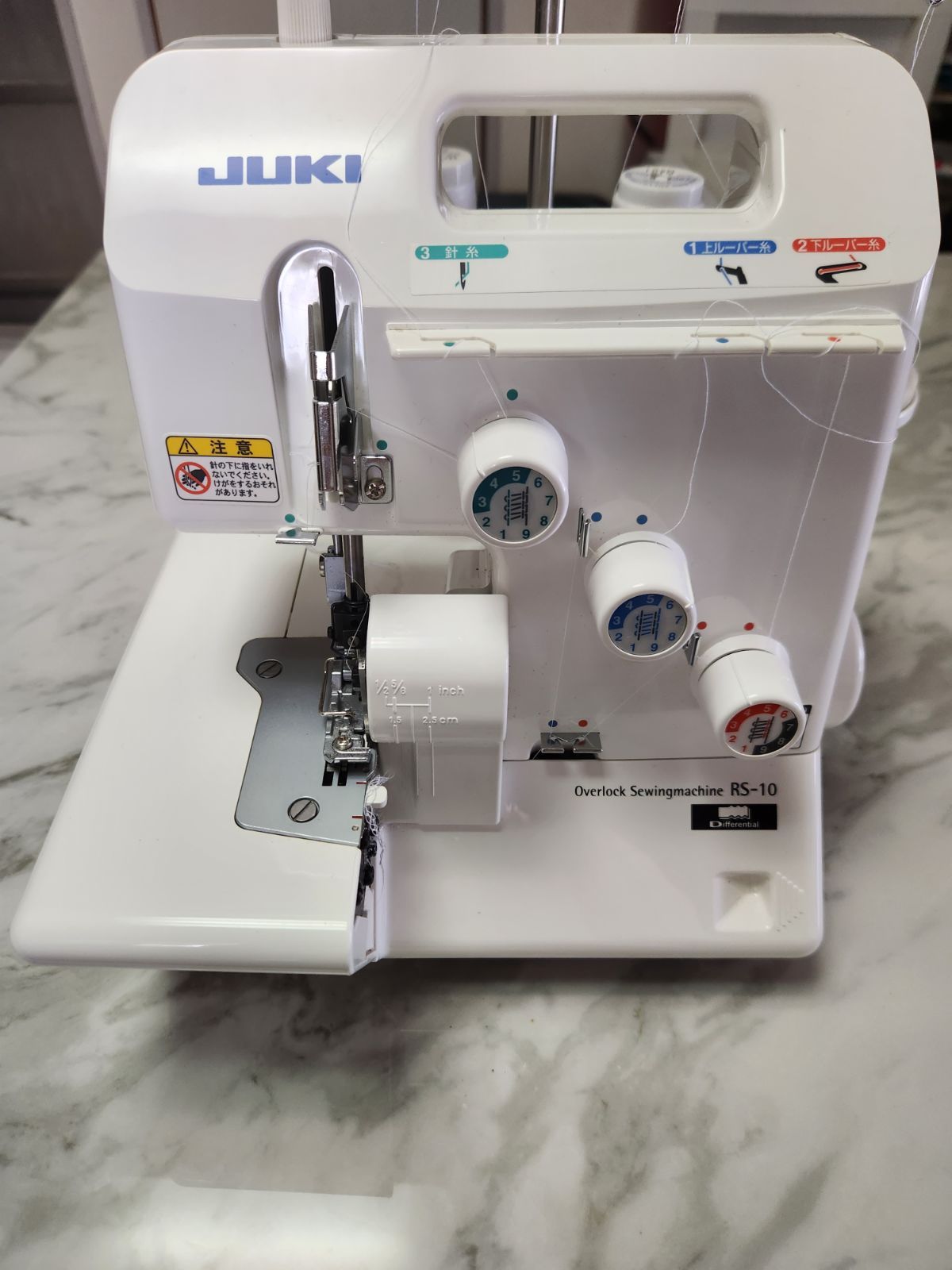 ロックミシン　JUKI RS-10 JUKI ロックミシン RS-10 JUKI 3本糸 オーバーロックミシン RS-10