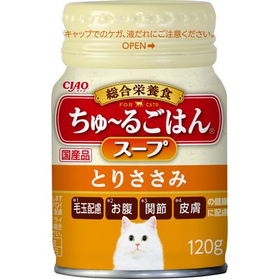 同梱不可 60個セット いなばペットフード CIAOちゅ～るごはんスープとりささみ120g