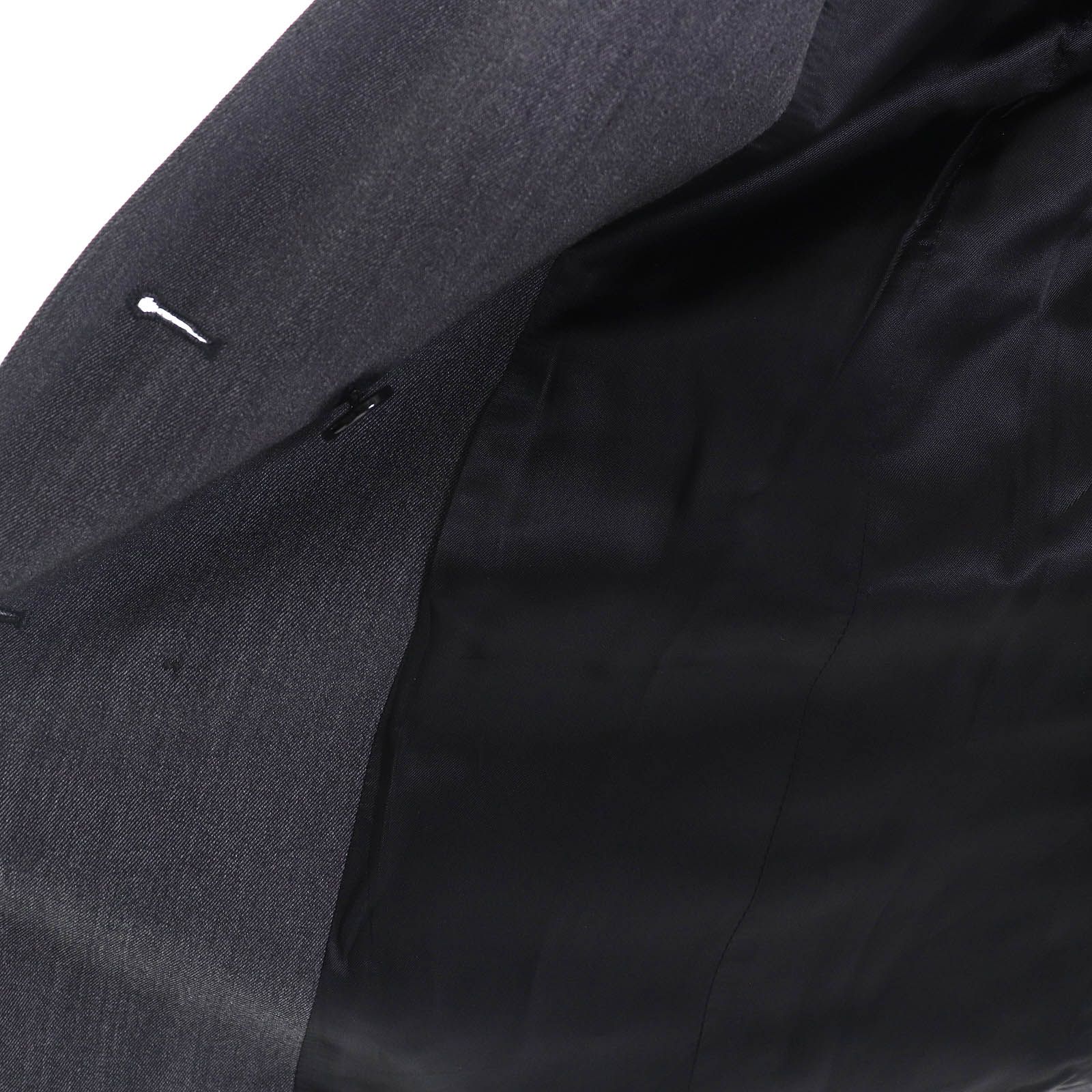 PATOU パトゥ 23A-JA002-0103 23A-TR002-0103 テクニカルウールツイル製 ジュエリーボタン ノー ダブルブレストジャケット ワイドパンツ セットアップ スーツ グレー 38 レディース MAAHADDERANG_COM