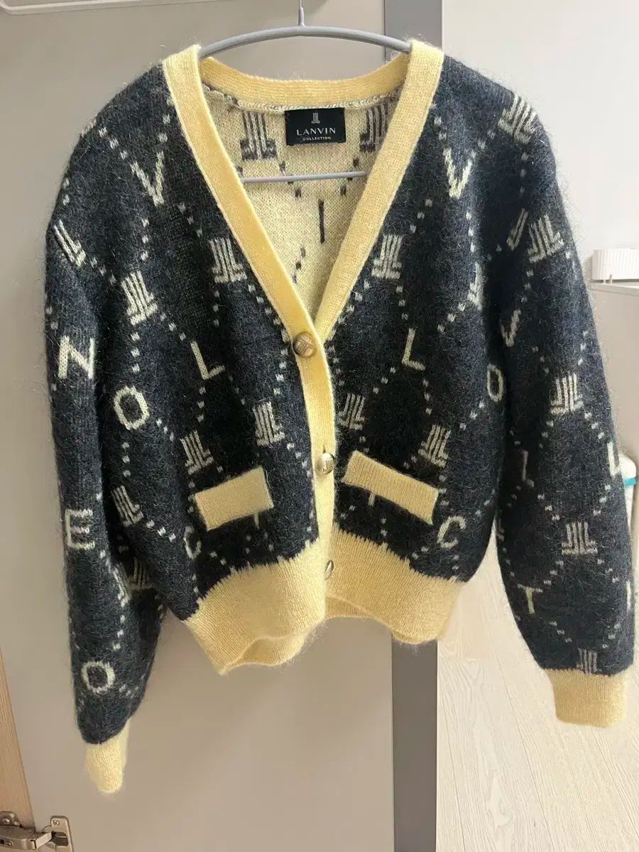 LANVIN ランバン モヘア ニットカーディガン