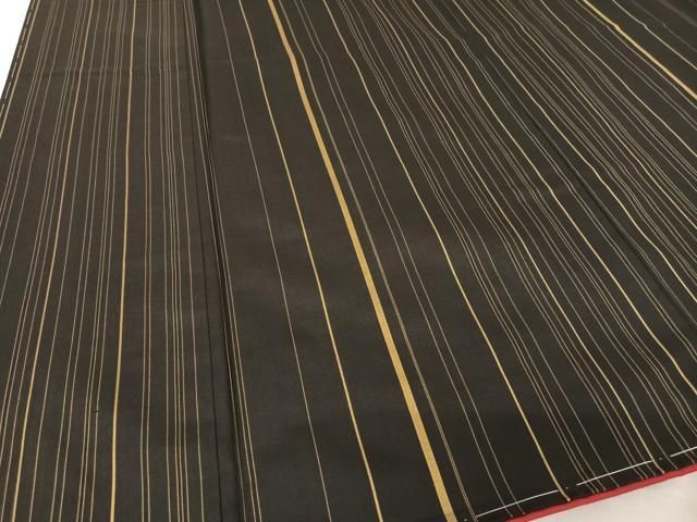 平和屋着物○本場縞大島紬 黒地 正絹 逸品 未使用 AAAW4349np - メルカリ