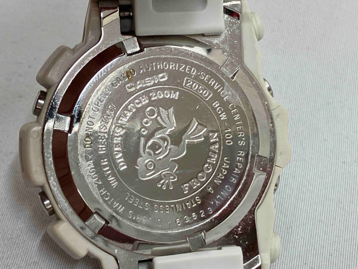 CASIO　Baby-G フロッグマン　bgw-100 CASIO BABY-G Frogman BGW-100 white Digital Watch From Japan