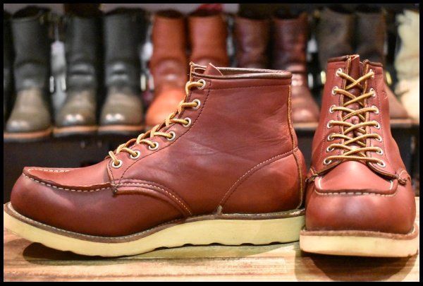 8.5D 良品 羽タグ 99年】レッドウィング 8131 アイリッシュセッター 赤