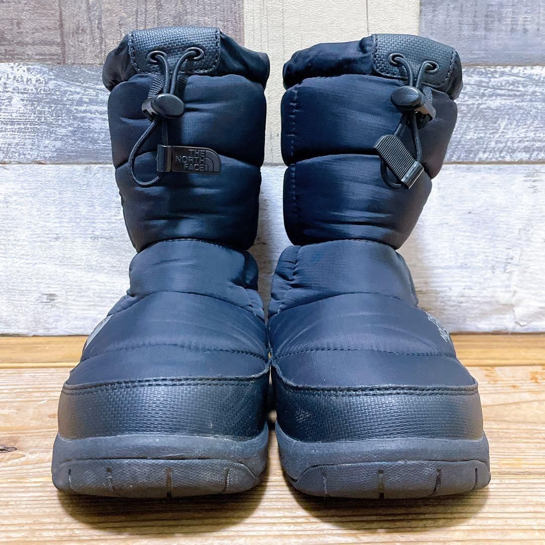 配送商品は通常配送無料。 THE NORTH FACE Nuptse Bootie WP 4 ノースフェイス ヌプシ ブーティー ウォータープルーフ ショートブーツ 23cm ブラック 黒