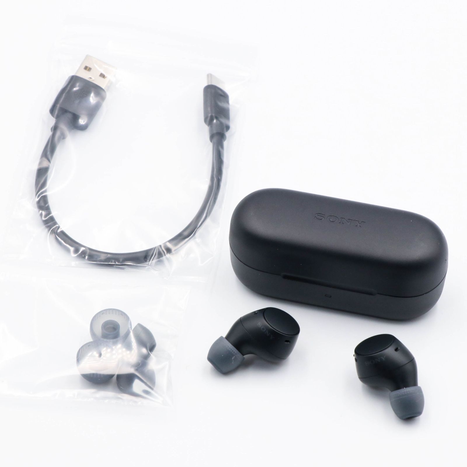 SONY 完全ワイヤレスイヤフォン WF-C510 ブラック Bluetooth①