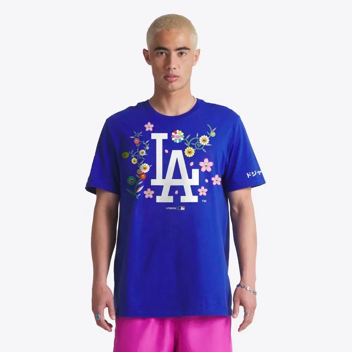 タカシ ムラカミ X LA ドジャース 限定品 Tシャツ 村上隆 x MLB S