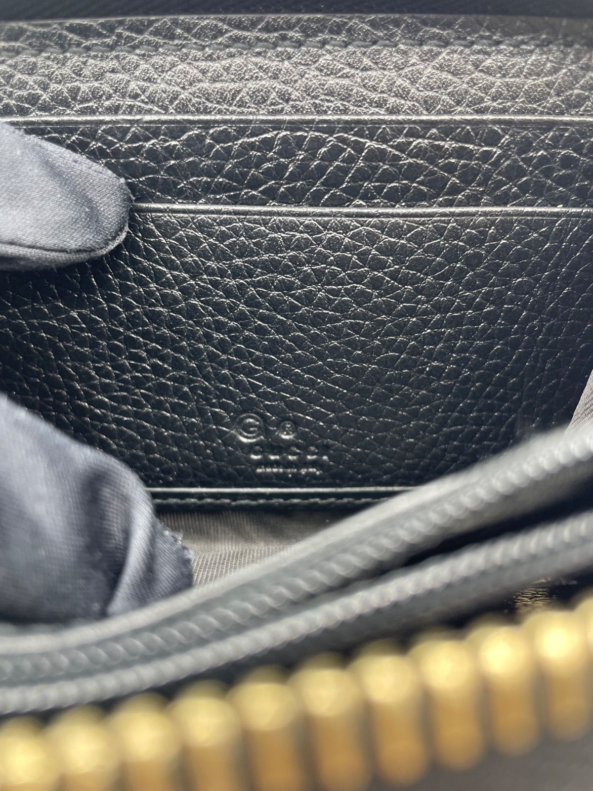 鑑定済み】正規品 グッチ GUCCI ソーホー インターロッキングG  