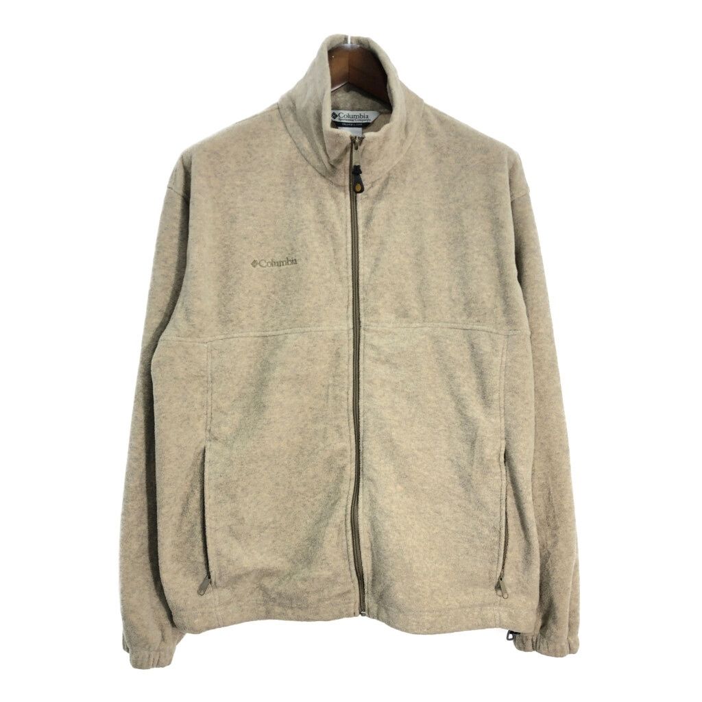 Columbia コロンビア フリースジャケット アウトドア グレー (メンズ L) 中古 古着 T1845