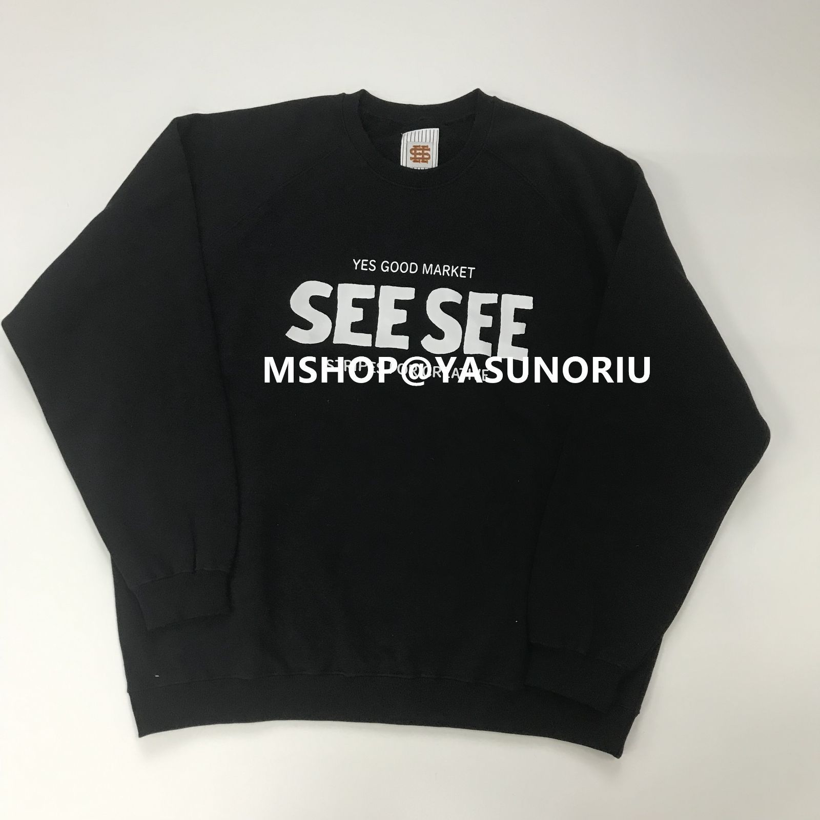 YGM×SEESEE×S.F.C RAGLAN CREW SWEAT|mercariメルカリ官方指定廠商|Bibian比比昂代買代購