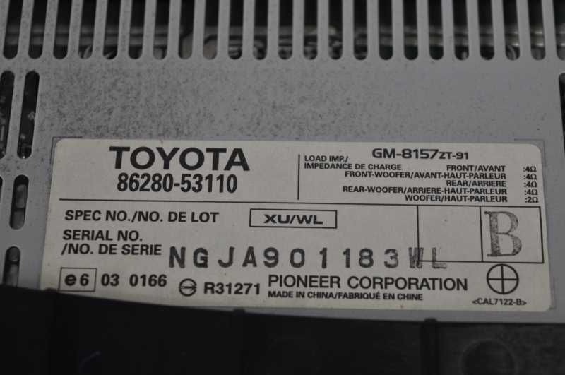 オーディオアンプ アンプ GSE20 レクサス IS 250 S 前期 86280-53110 s021002C BRIGHTFACE_UK