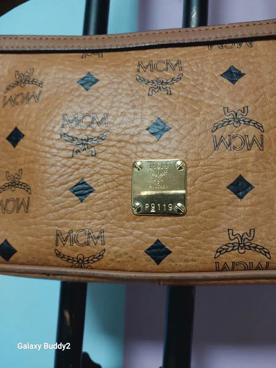 正規品 MCM ロゴ ショルダーバッグ ブラウン トートバッグ