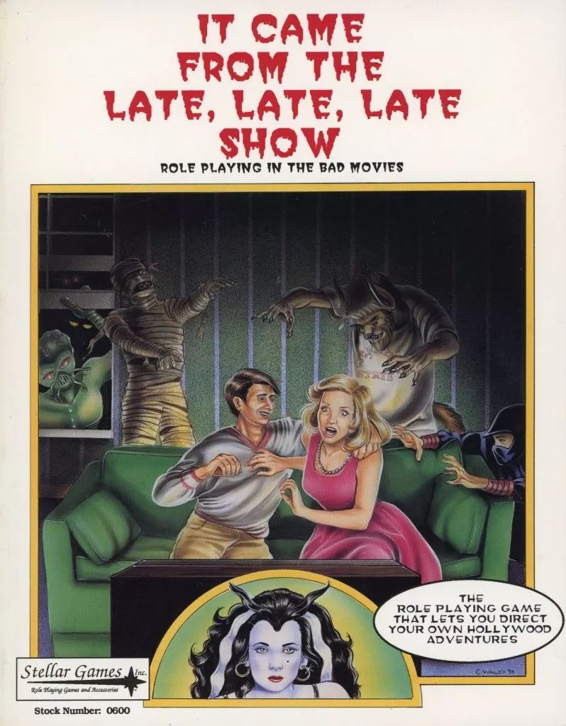 ボードゲーム It Come from the Late Late Late Show ルールブック