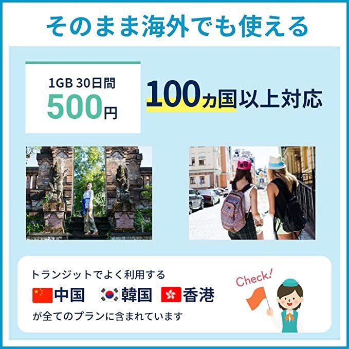 基本料無料 海外旅行