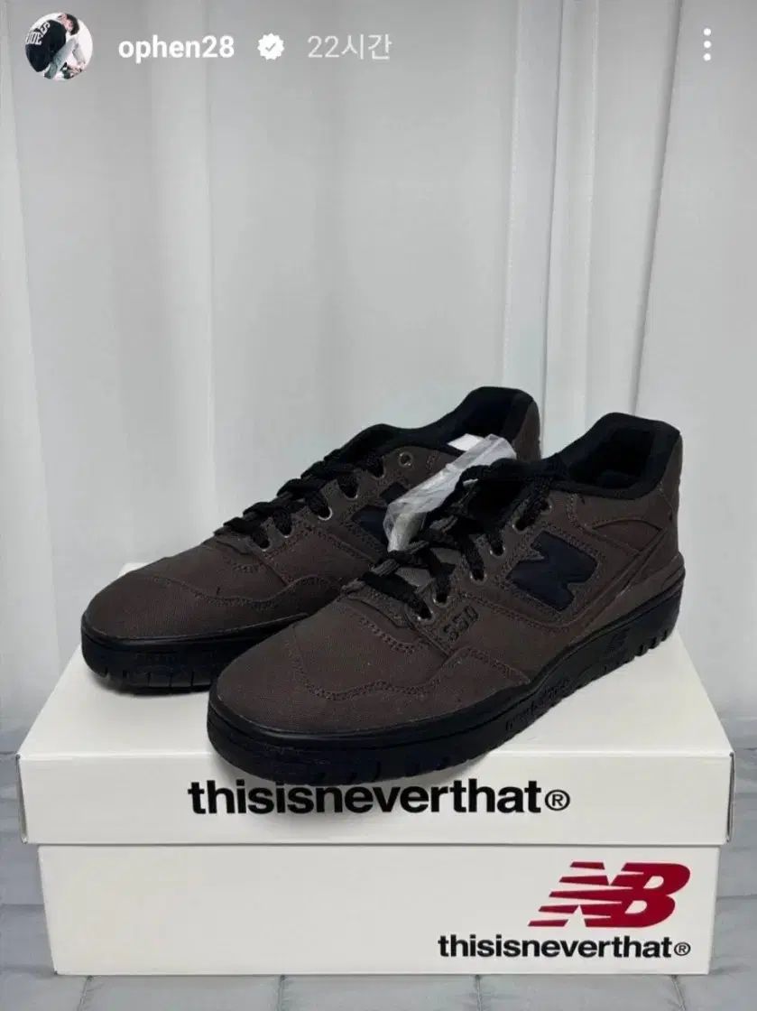 【雷市場（ポンジャン）商品韓国直送】New Balance(ニューバランス) thisisneverthat(ディスイズネバーザット) 550 ブラウン 出品