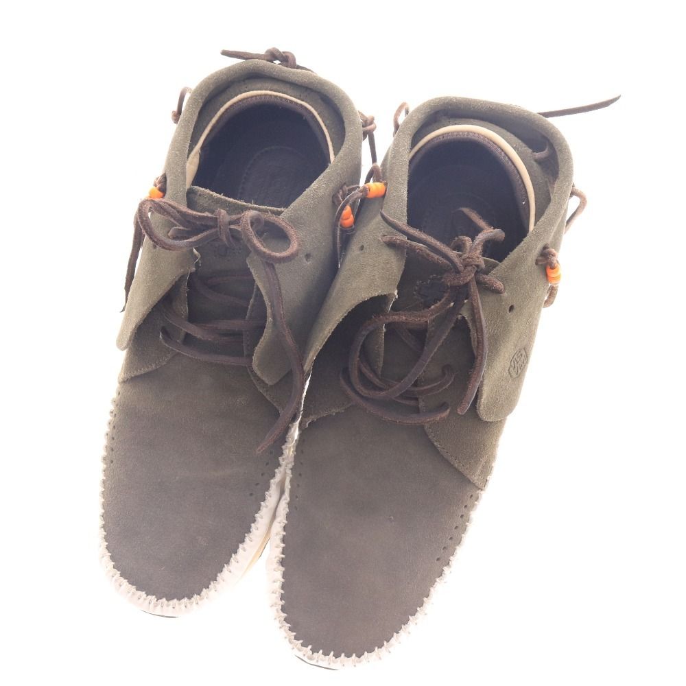 □ visvim ビズヴィム ハイカットスニーカー FBT スエード モカシン 靴