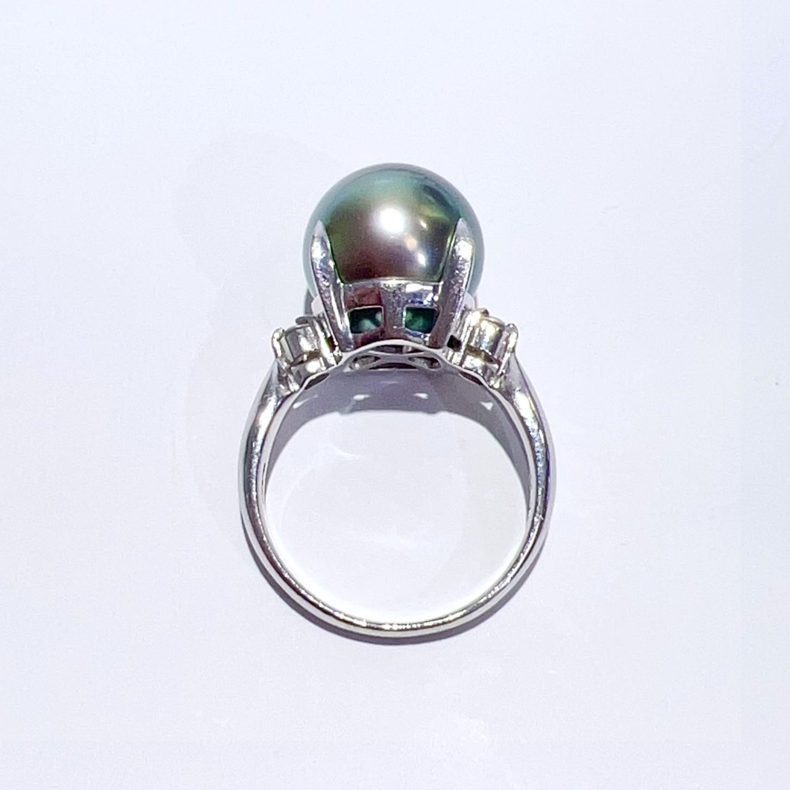 【美品】黒蝶真珠12mm×ダイヤ×Pt900リング 上品エレガント 希少サイズ 楽天市場】tasaki pt900 黒蝶真珠 リングの通販
